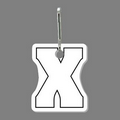 Zippy Clip & Capital Letter "X" Tag